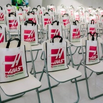 A sea of HAAS bags